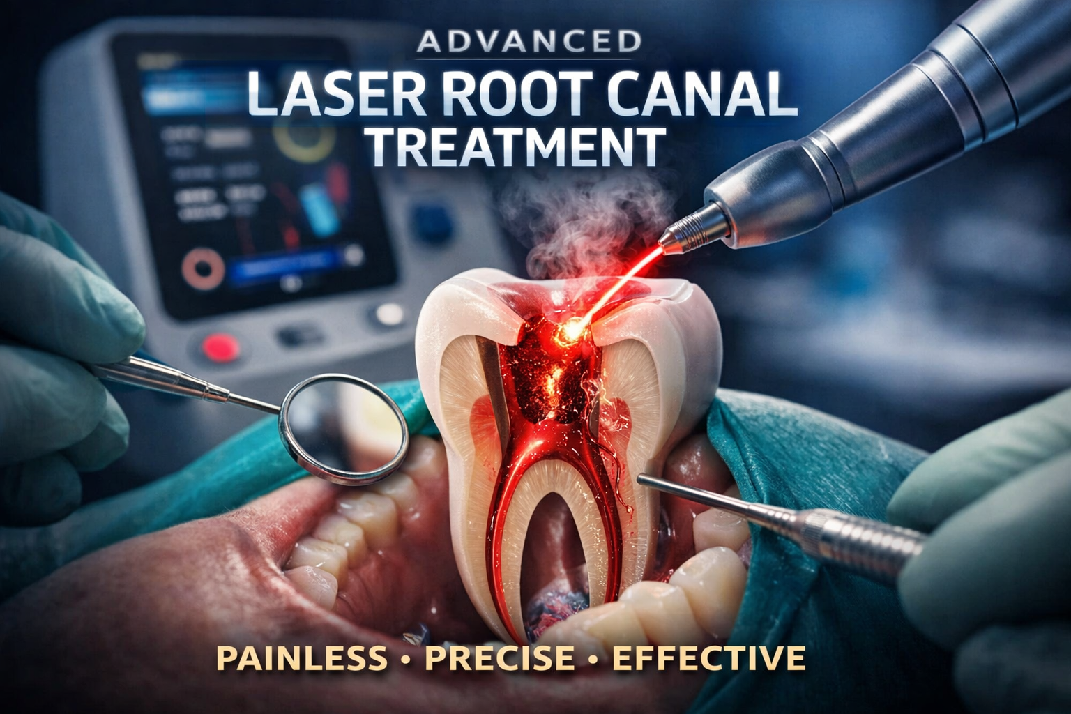7 Major Advantages of Laser Root Canal Treatment Over Conventional Methods