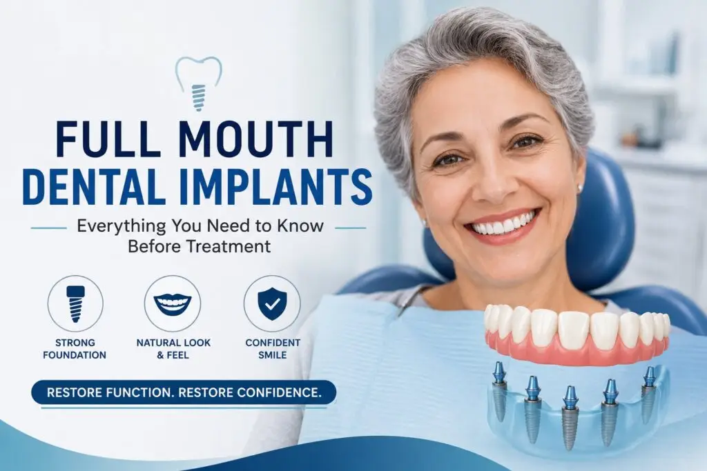Full Mouth Dental Implants in Central Delhi