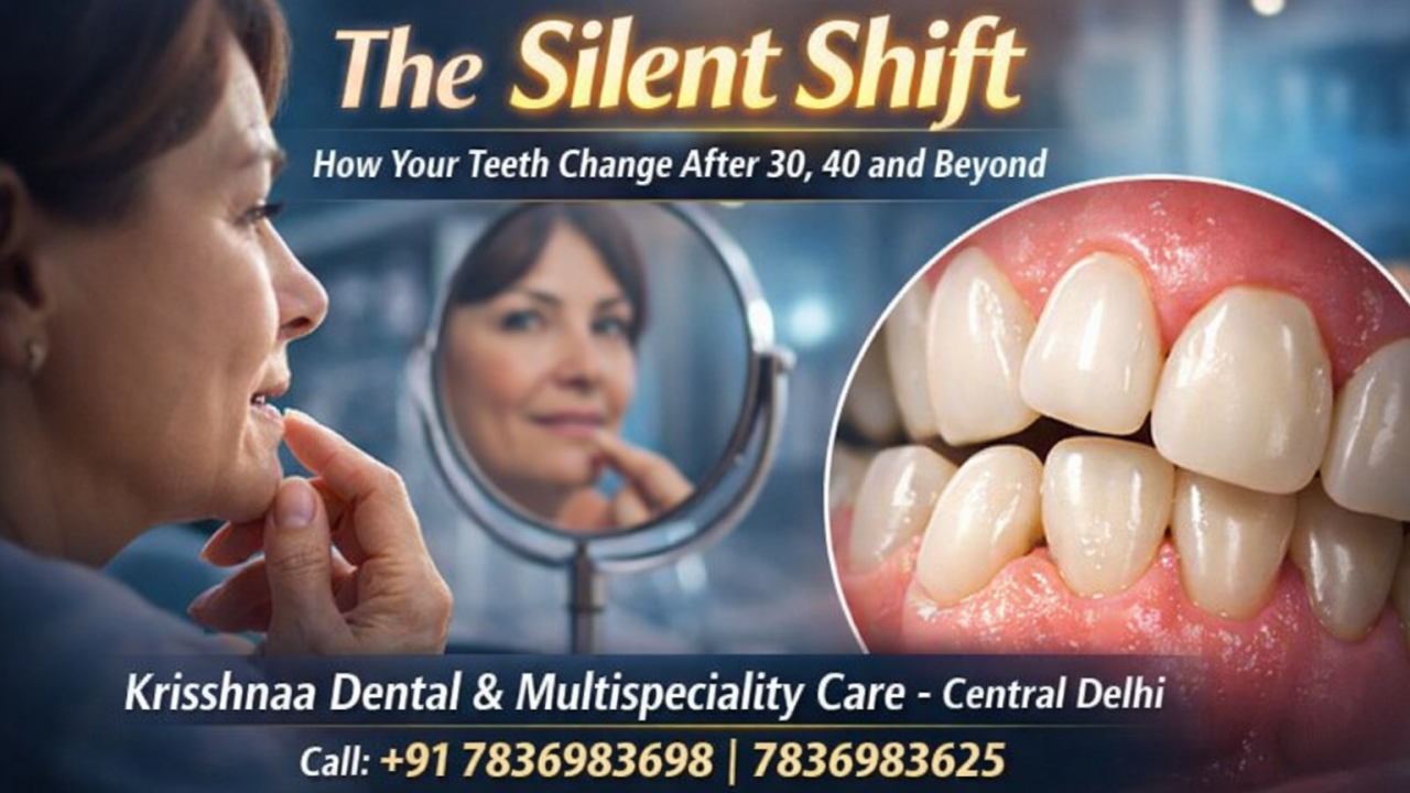Teeth Shifting With Age: What Happens After 30, 40 and Beyond
